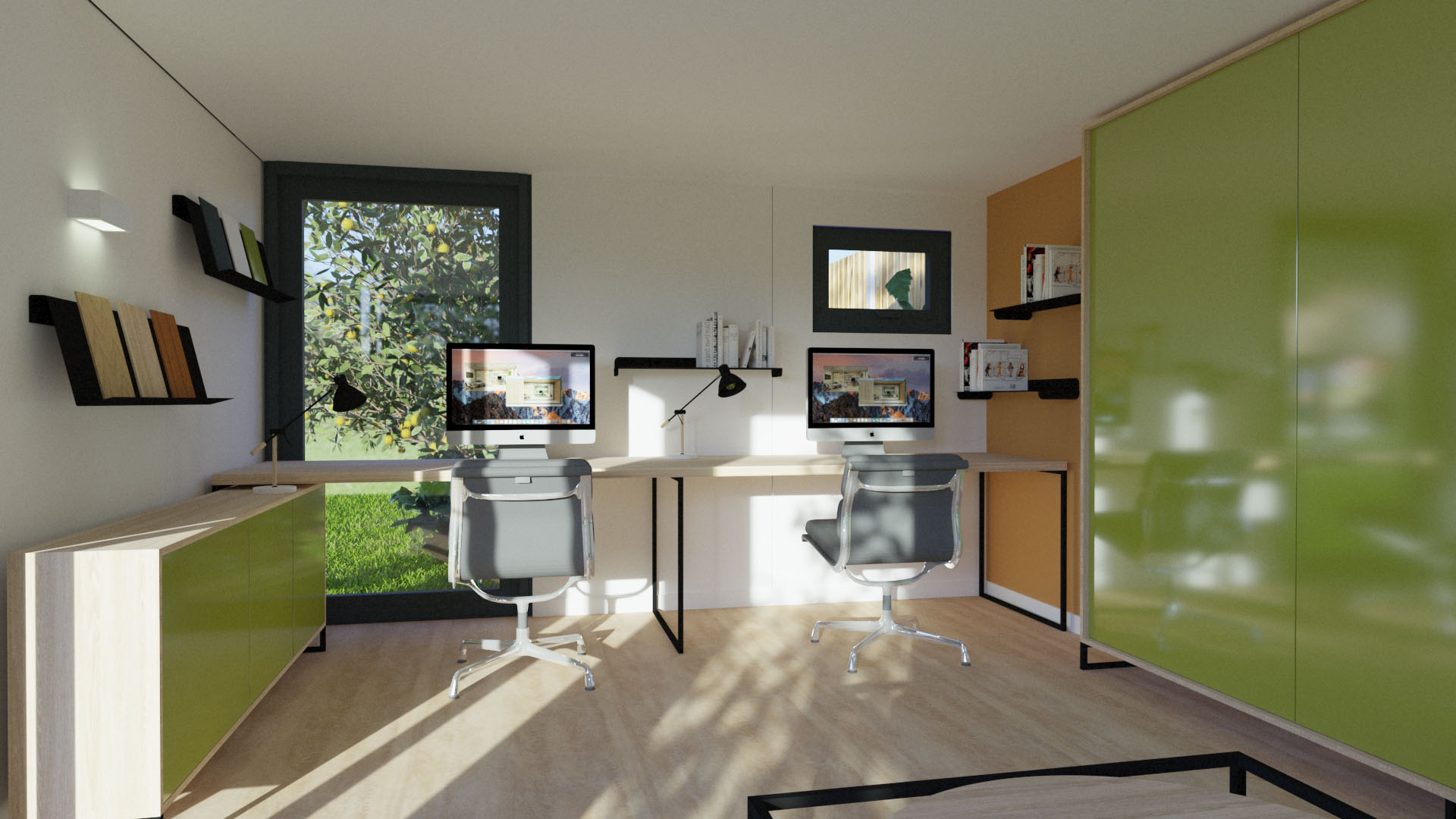 Garden Office Interior Ideas